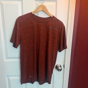 Nike Men's Red Heather Short Sleeve Tee